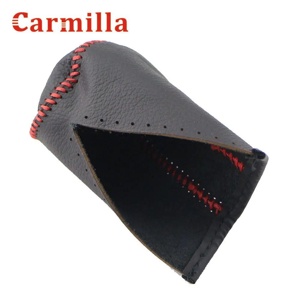 Carmilla Leather AT Gear Shift Cover Fit for Toyota Corolla Rav4 Rav 4 2014 - 2019 Accessories Shift Knob Protection Cover