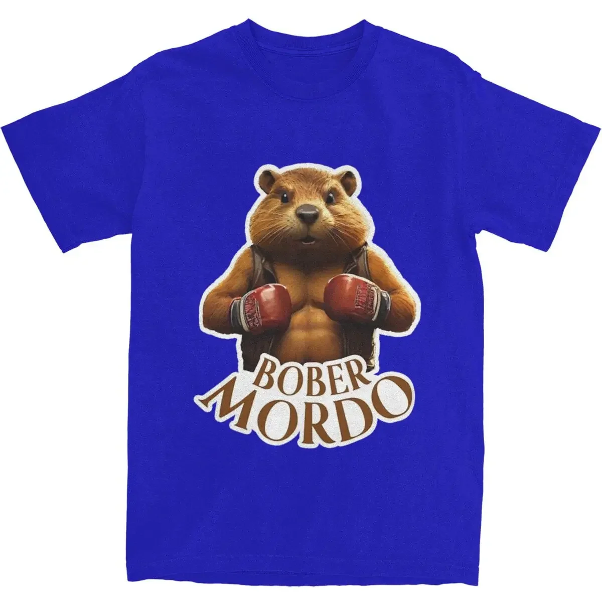 2024heavyweight Informal Boxing Beaver Polish Bober Mordo Accessories T-Shirt Men  Bobr Kurwa Novelty Pure Cotton Unique Tee