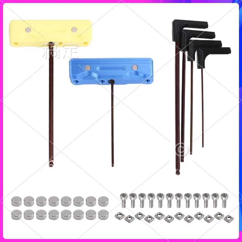 

Набор инструментов для шестигранной отвертки ABT-S2 с Т-образной ручкой, универсальный инструмент для ремонта, шестигранная отвертка для 3D-принтера