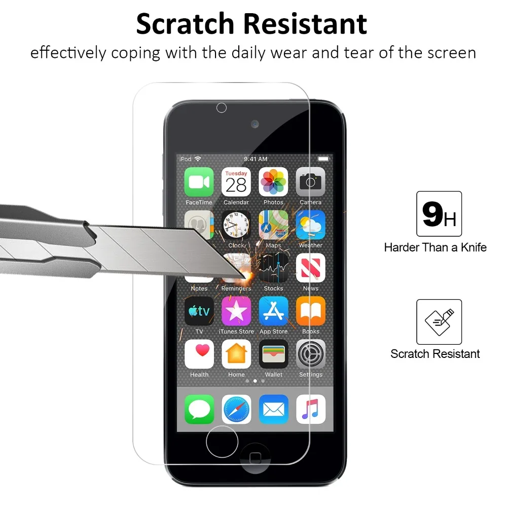 1/2/3PCS For Apple iPod Touch 7 6 5 Screen Protector 9H Hardness Explosion Proof HD Clear Tempered Glass Protective Film Guard