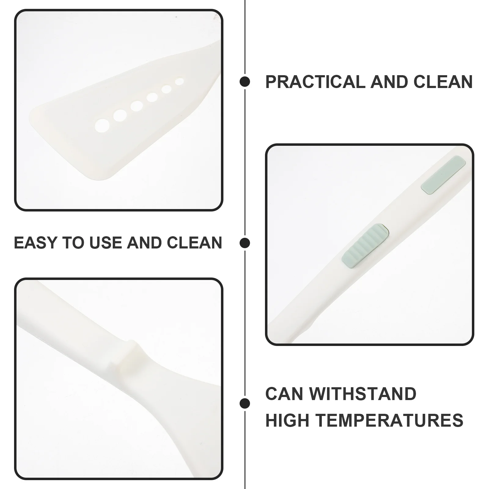 

Silicone Fish Spatula Heat-Resistant Nonstick Egg Pancake Turner Kitchen Cooking Spatula Scratch-Resistant House Wok