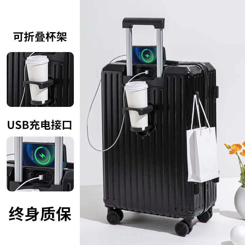 insLuggage20Inch trolley case good-looking suitcase large capacity24Inch drop-resistant universal wheel zipper bag