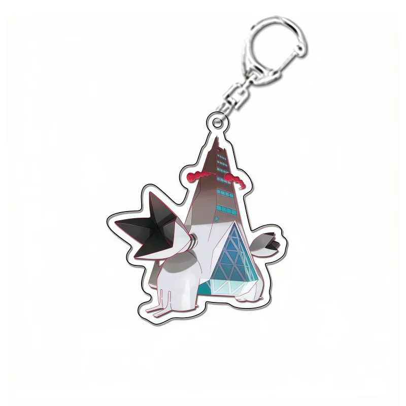 Keychain Magneton Slowbro Galarian Ponyta Rapidash Machoke Anime Game Fan Gift Recycled Acrylic Backpack Pendant Decoration Rare view 6