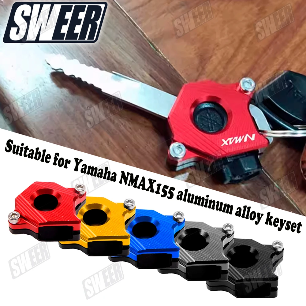 Suitable for Yamaha NMAX155 150 key head modification NMAX125 decorative key handle cover electric door lock key case