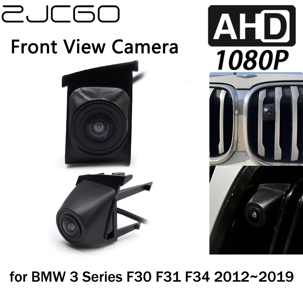 

ZJCGO Car Front View LOGO Parking Camera AHD 1080P Night Vision for BMW 3 Series F30 F31 F34 2012~2019