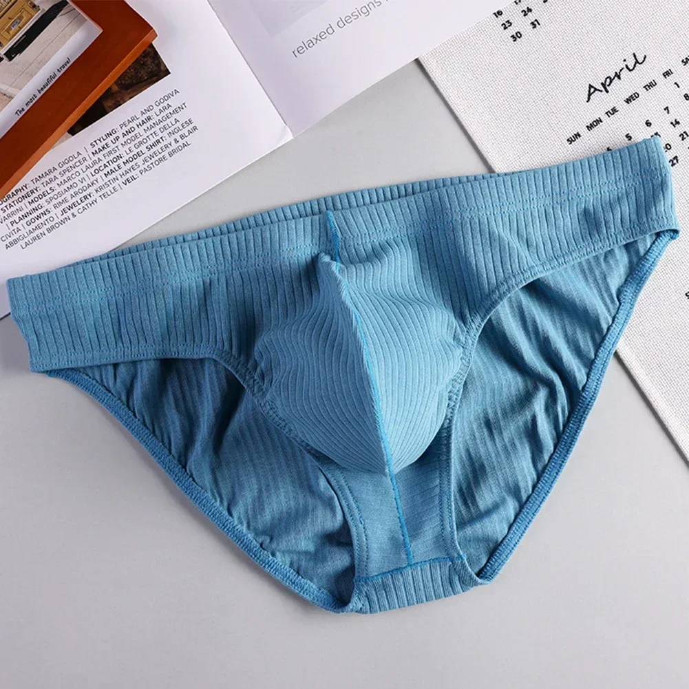 

Breathable Low-waist Underwear Breathable U Convex Panties 2XL Cotton Briefs 95 Cotton All Brand New Briefs Solid Color
