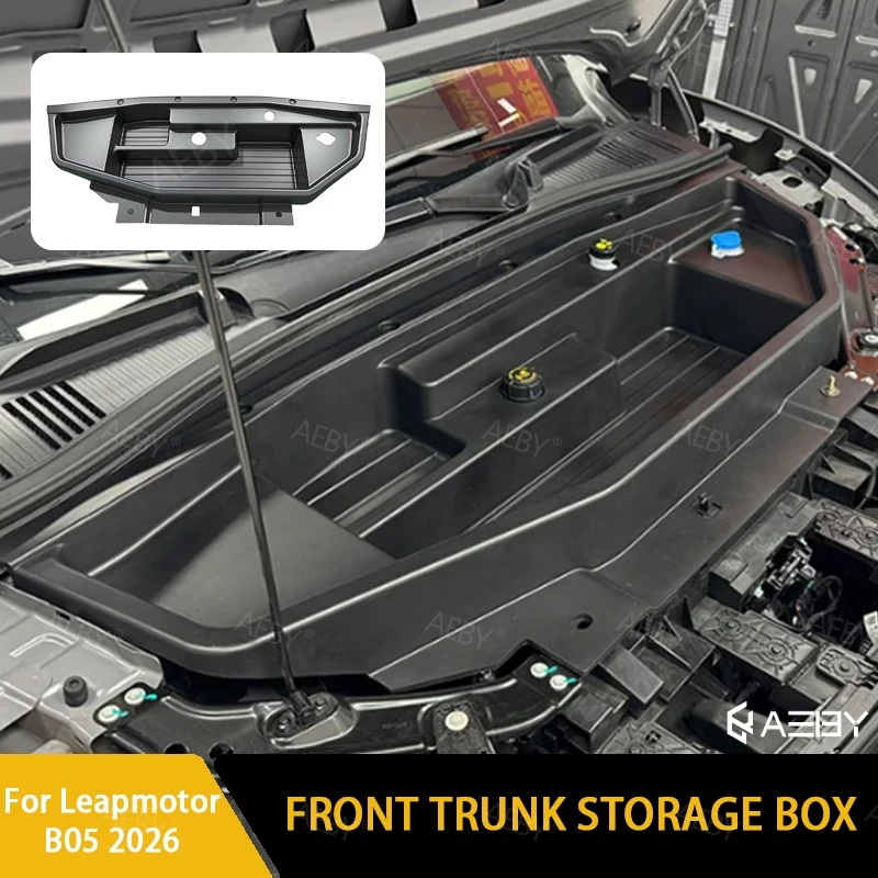 Car Front trunk storage box For Leapmotor B05 2026 Large-Capacity Motivation cabin Storage Box Modification Auto Accessories