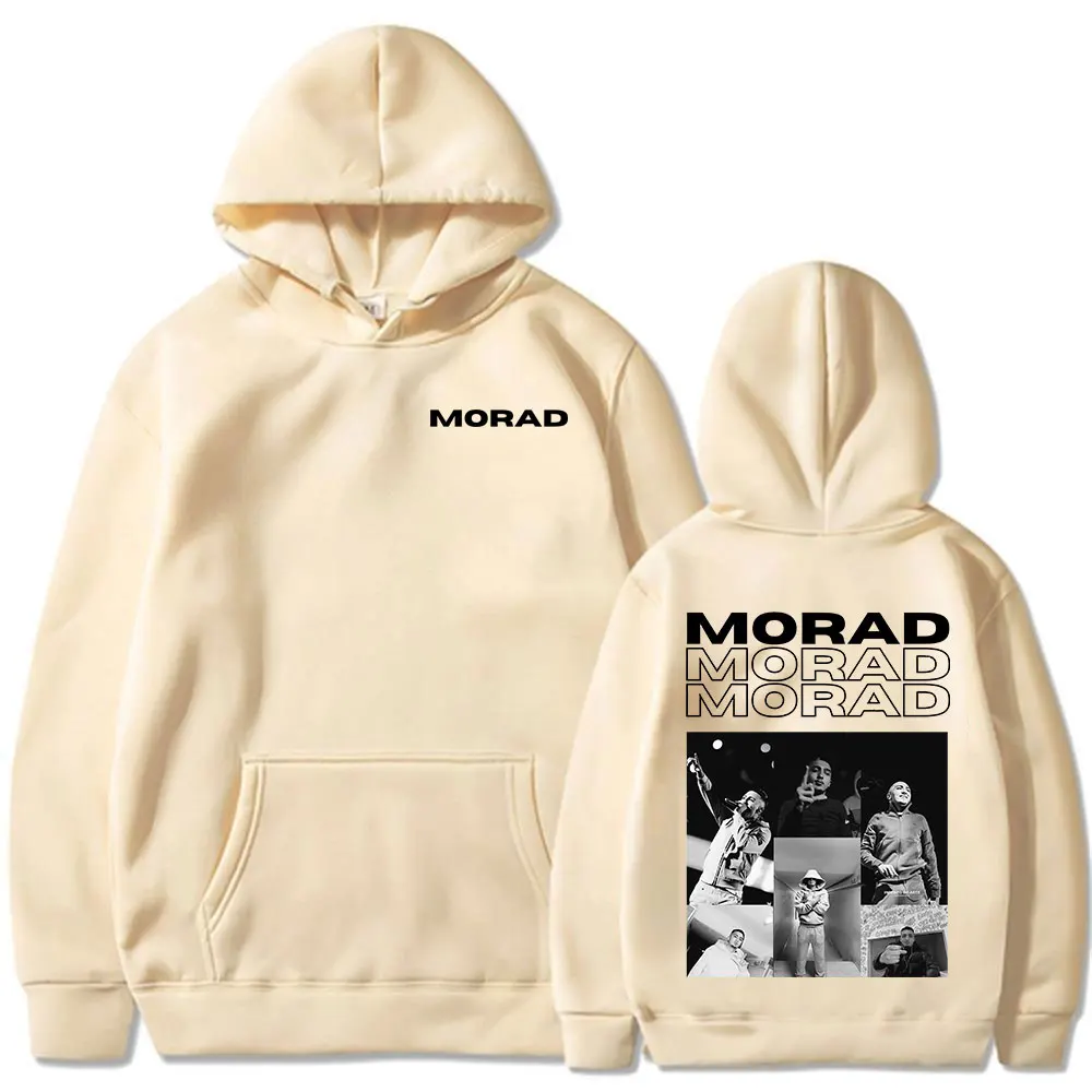 Neuer Rapper Morad MDLR Tour Grafik-Hoodie Unisex Herren Damen Sweatshirt Vintage Pullover Langarm Fan-Geschenk Lässiger Kapuzenpullover – Detail 9