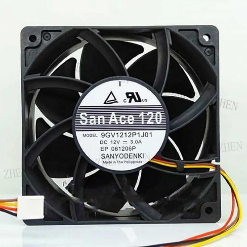 

Y 1 шт. 9GV1212P1J01 12 В 3,0 А новый для вентилятора SANYO San Ace 120
