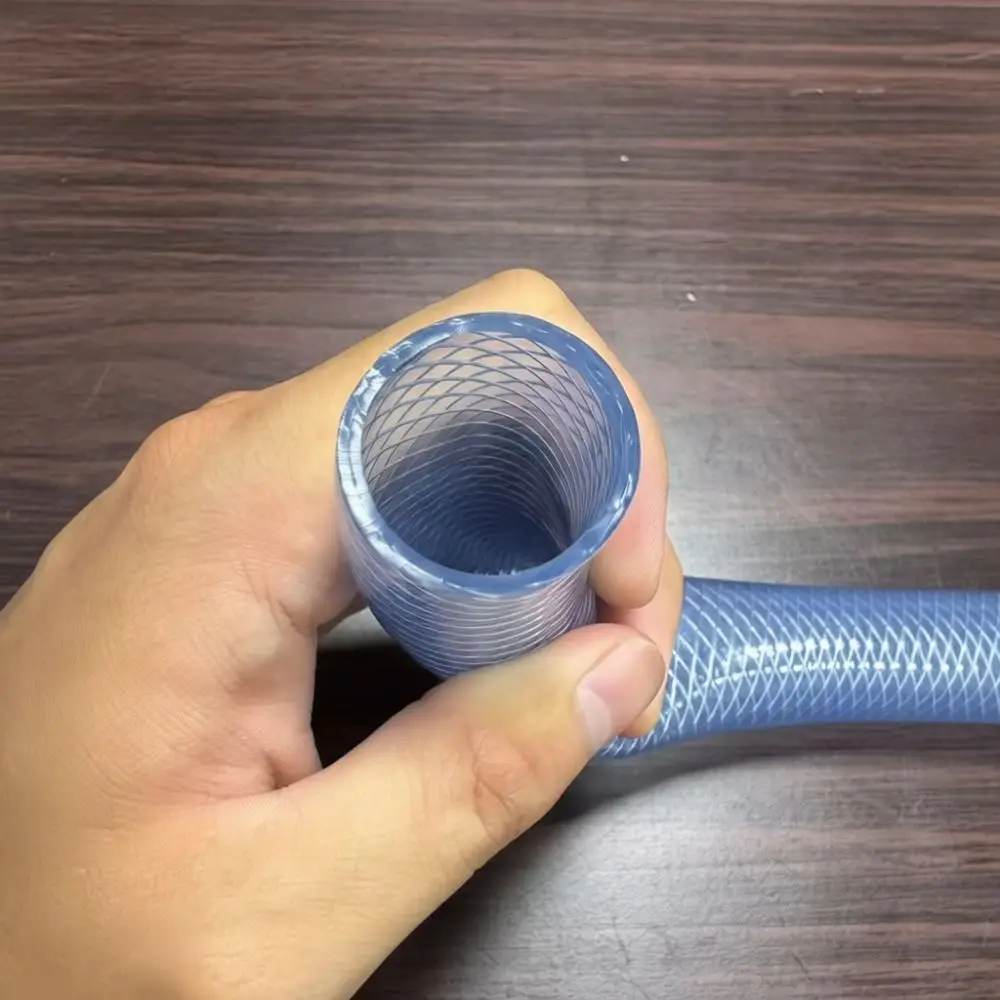Durable Reinforced Net Pattern Soft Tubing Braided Mesh Hose Car Wash Water Pipe Garden Sprinkler System Liquid Delivery