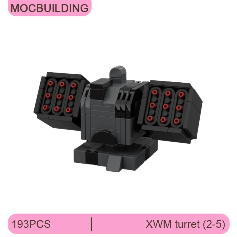 

XWM Turret (2-5) Model MOC Building Blocks DIY Assemble Bricks Space Collection Display Military Creative Xmas Toys Gifts 193PCS