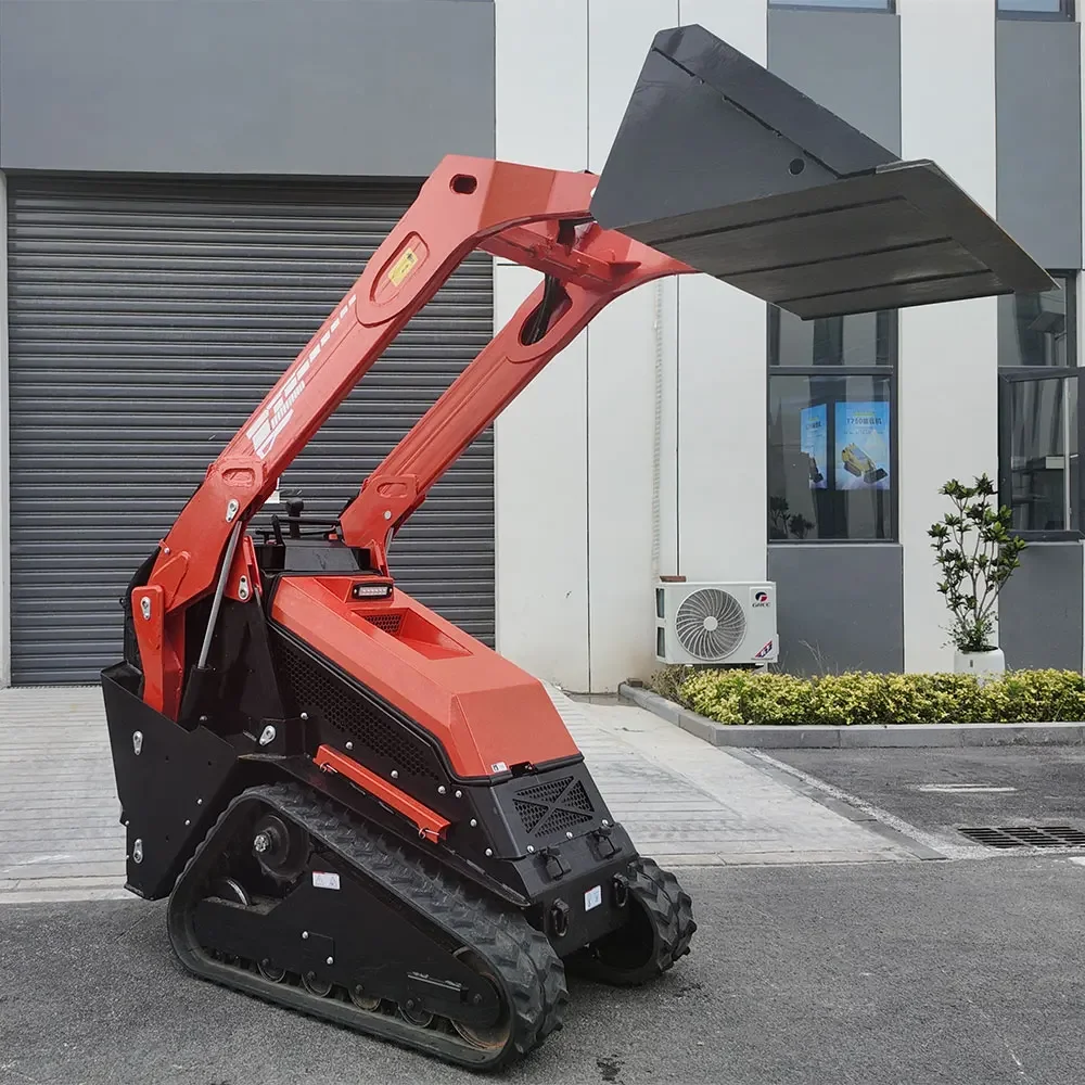 Woer Wholesale Multifunctional New Diesel  Front End Crawler Rubber Tracks Skid Steer Loader High Flow Track Loaders