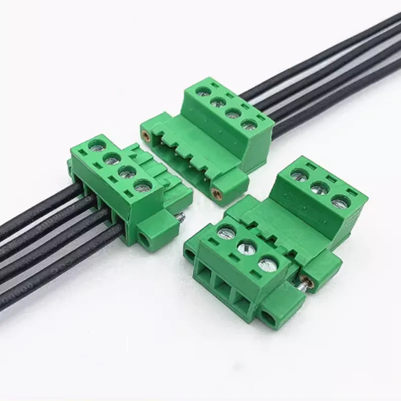 5pcs EX2EDGRKP-5.08mm unwelded butt with ear socket terminal 2EDGKM screw locking fixed copper