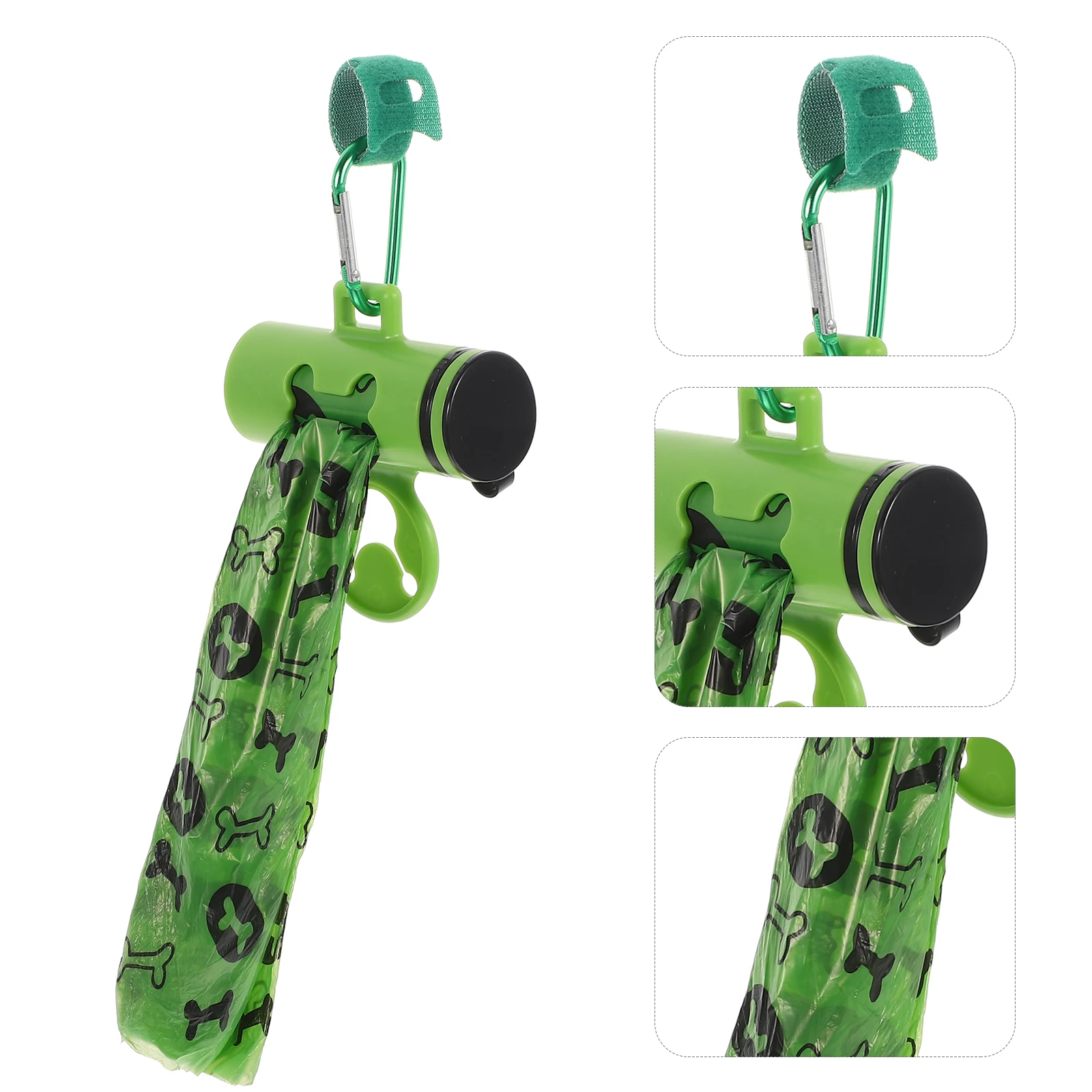 

Poop Bag Dispenser Lightweight Hanging Design Dog Trash Holder Compact Outdoor Pet Supplies Cleanliness Accessories