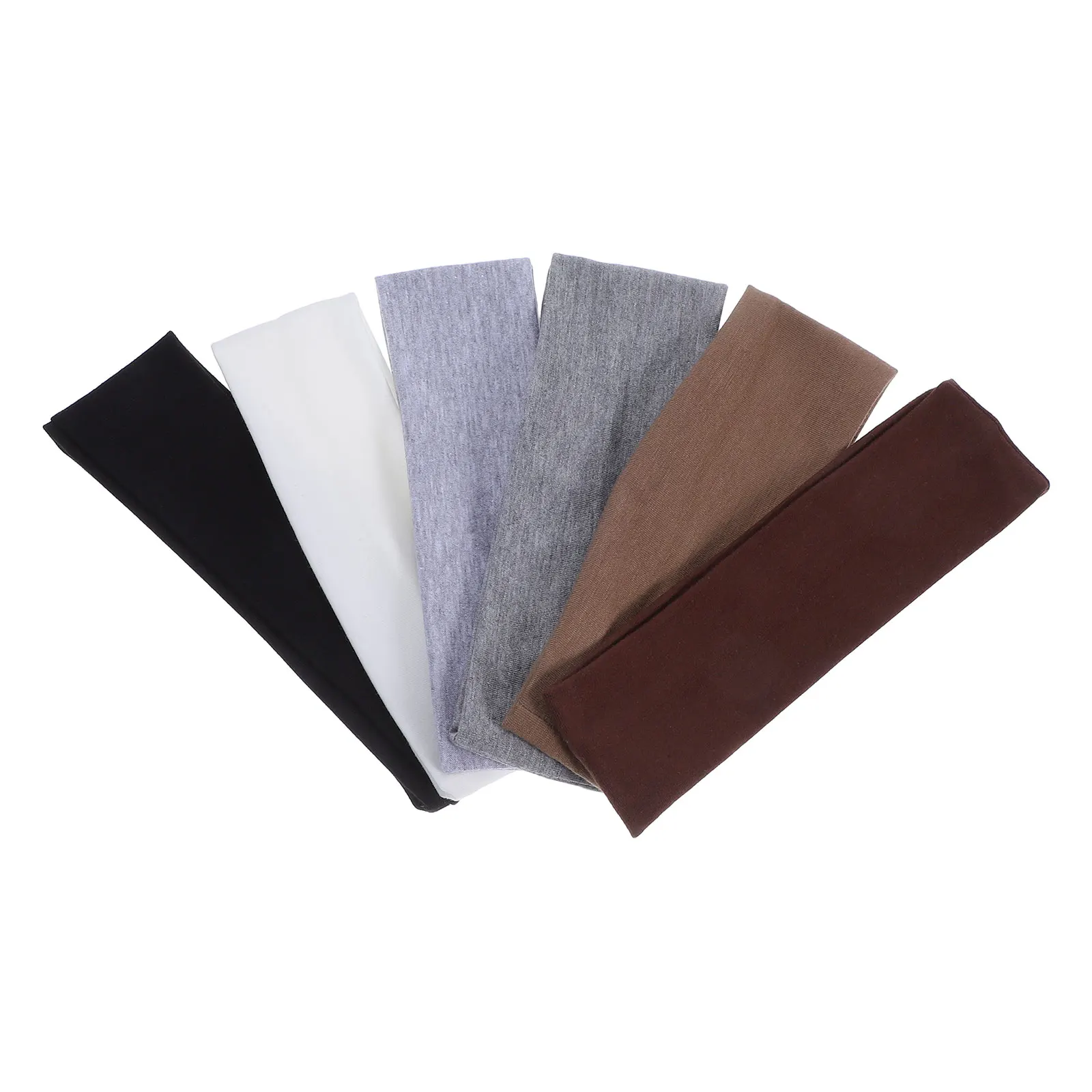 

6Pcs Yoga Headbands for Women Elastic Sweat-Wicking Soft Stretchy Workout Hair Bands for Running Fitness Gym Outdoor Sports