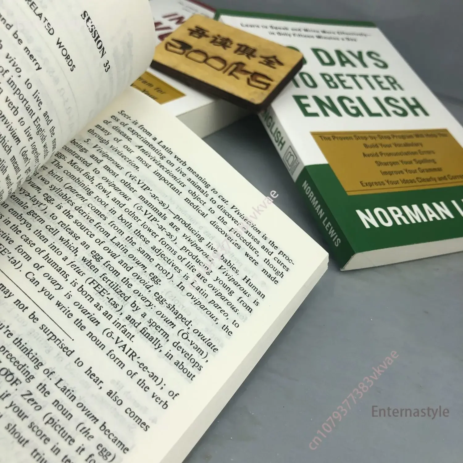 3 Bücher Word Power Made Easy / 30 Tage, Englisch zu besseren / Instant Word Power von Norman Lewis Educational Learning English Book