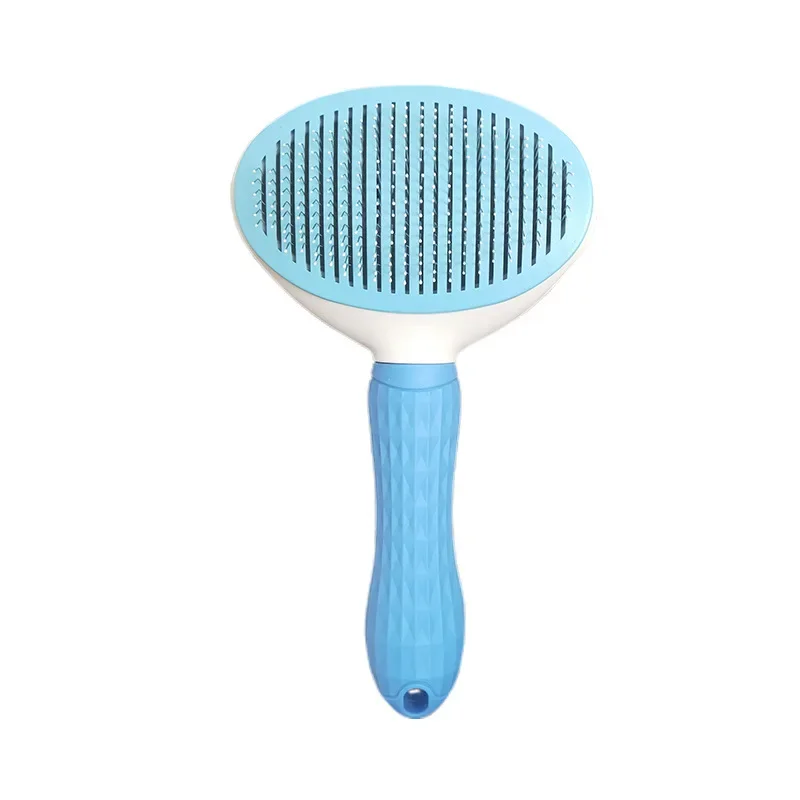 Stainless Steel Hair Remover Brush for Dogs and Cats Non-slip Beauty Brush Dog Grooming Equipment  Pet Hair Removal Comb