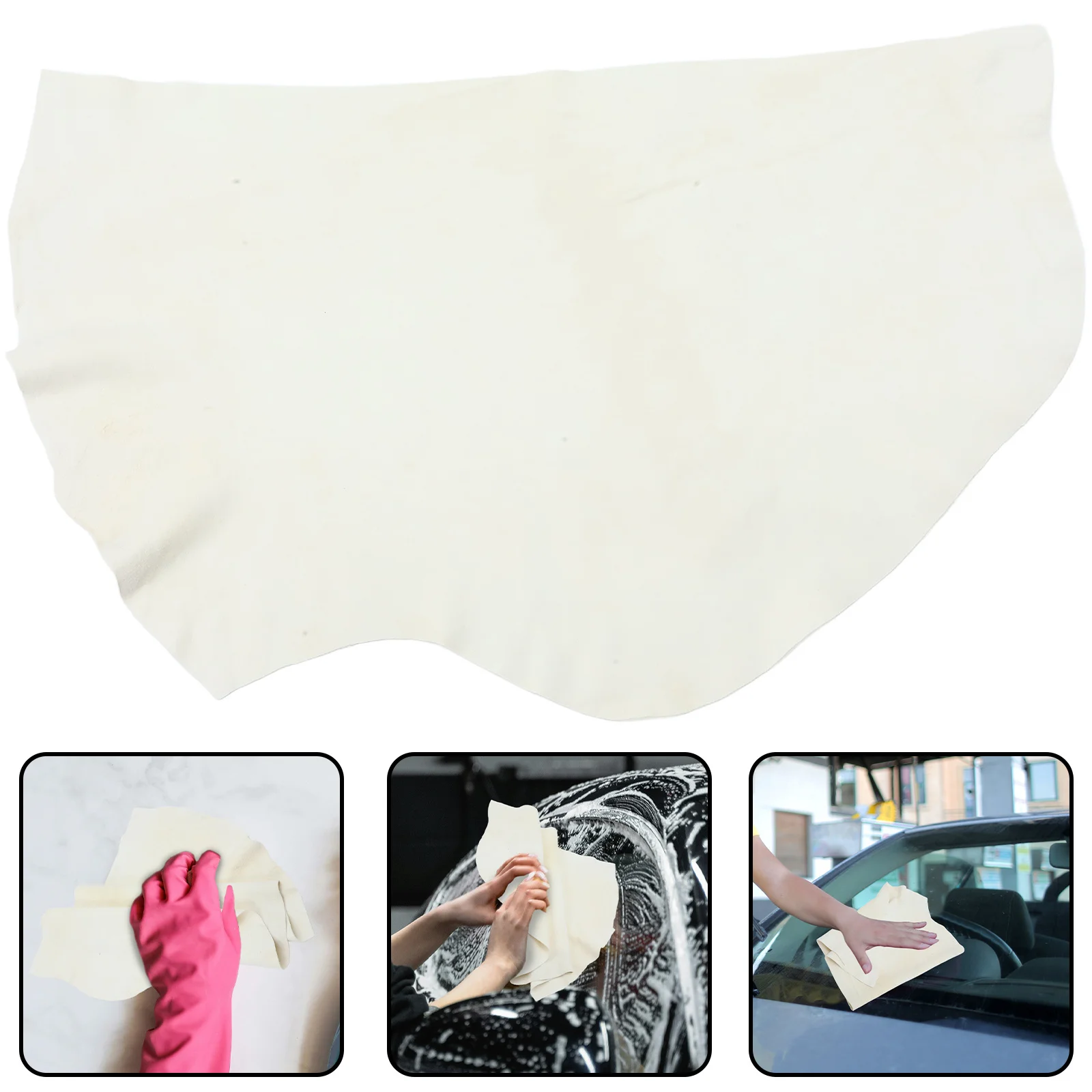 

Large Size Car Drying Towel Super Absorbent Thickened Design Soft Simulated Suede Car Wash Cleaning Cloth Cleaning Cloth