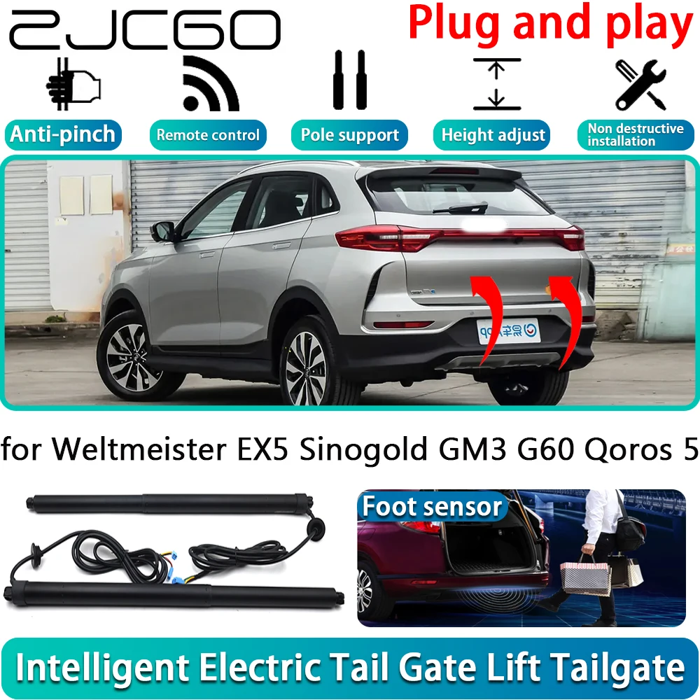 

for Weltmeister EX5 Sinogold GM3 G60 Qoros 5 Electric Powered Tailgate Power Liftgate Automatic Tailgate System With Foot Sensor