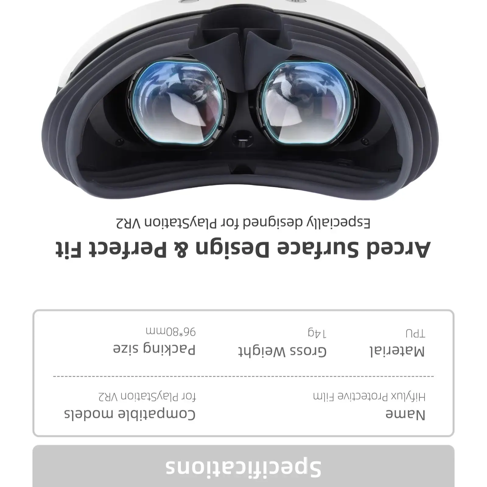 

Suitable for PSVR2 - HD Anti-Scratch TPU Soft Film Lens Protector, VR Gear Accessory