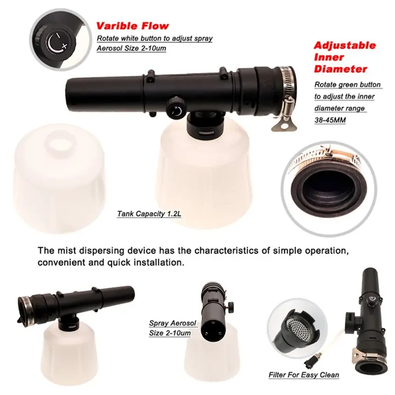 B-est 1200 Ml Universal High Capacity Wireless Cordless Electric Air Blower Mist ULV Garden Fogging Machine