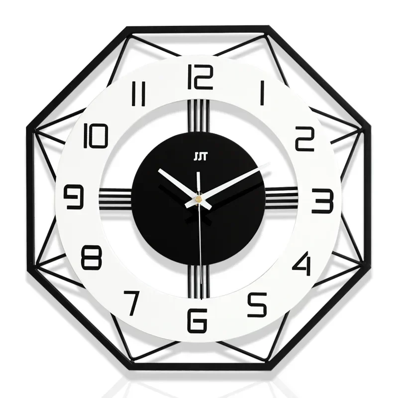 

Nordic simple home decoration fashion wall clock creative living room, bedroom exquisite clocks