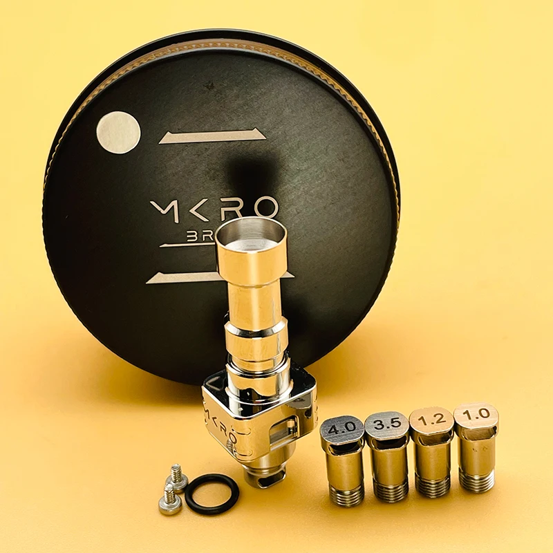 VAPE kontrl mkro สไตล์ rba Bridge 316ss MTL ถังสำหรับ billet/bb/boro MOD พร้อม Air PIN 1.0/1.2 /2.5 / 3.5 / 4.0mm