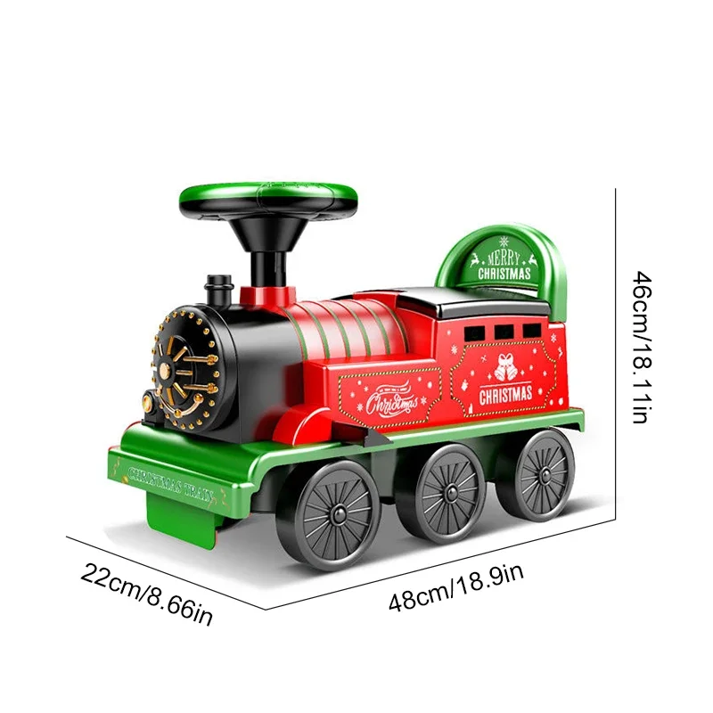 Treno da corsa con binari Treno giocattolo per bambini con luci Suoni e sedile portaoggetti Giocattoli divertenti per bambini Regali di Natale