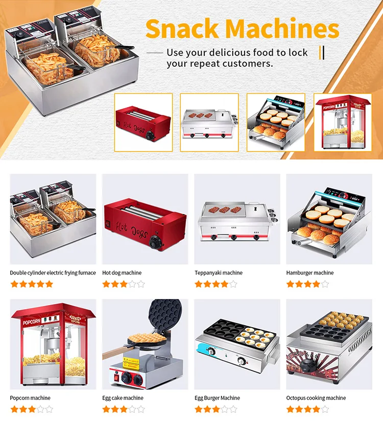 ماكينة صنع الفطائر الكهربائية برأس مزدوج، ماكينة كريب مقلاة الكيك الكهربائية