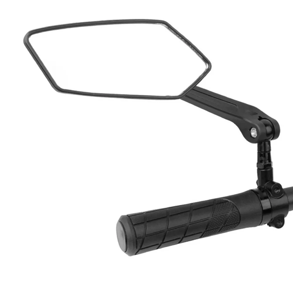 MTB & Road Bicycle 360 Angle Adjustable HD Rearview Mirror Electric Bike Handlebar Accessory for Cruisers & BMX Cycling