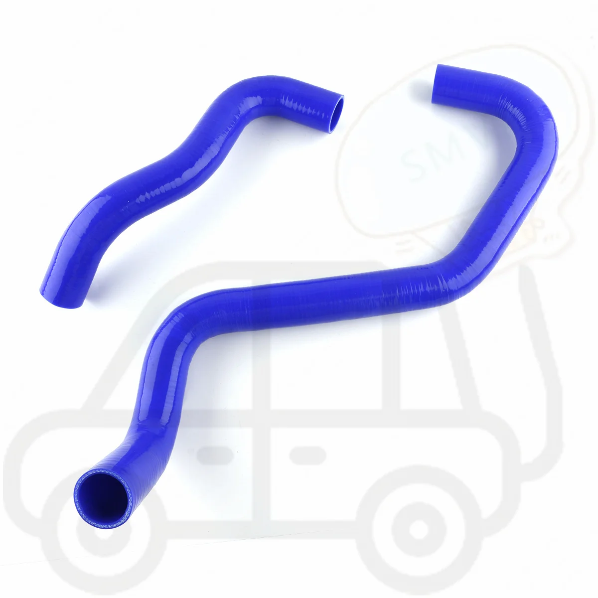 

2PCS 3PLY For 2001-2003 Ford Super Duty 7.3L Powerstroke Diesel 2002 Car Silicone Radiator Coolant Tube Pipe Hose Kit