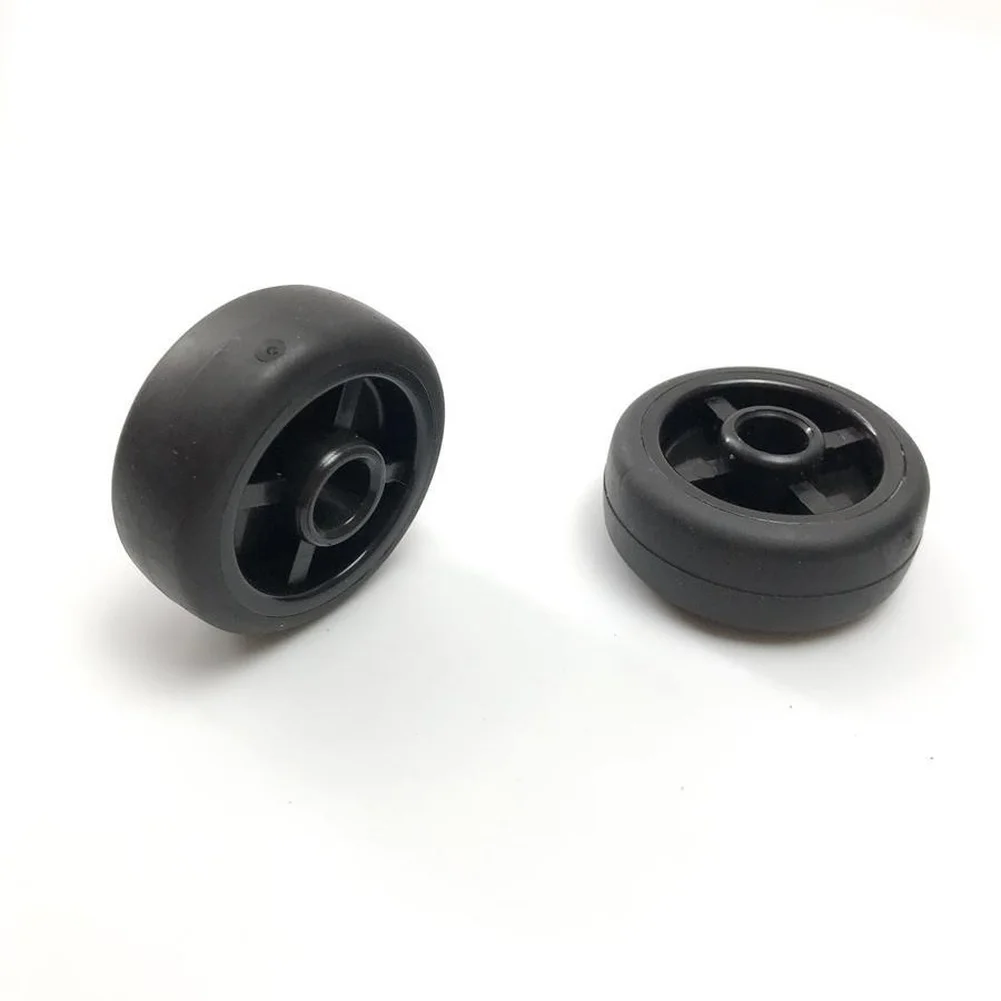 10 Hole Black Plastic Roller Wheel 48mm Diameter for Use on Exercise Machines Furniture Racks and Rolling Workshop Carts