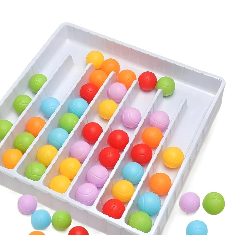 Flexibles Finger-Schachbrett, der den Ball in der Palme der Eltern-Kind-Interaktives Puzzle-Spielzeug rollt, Lern- und Bildungsspielzeug