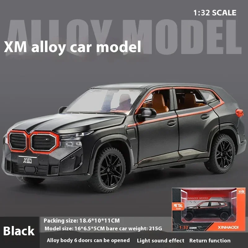 

1:32 XM внедорожник из сплава, литая под давлением модель автомобиля, подарок другу на день рождения, центральная консоль автомобиля, декоративные украшения