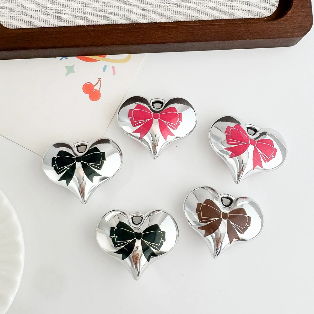 

Cordial Design 50Pcs 34*42MM DIY Making/Acrylic Charms/Bag Pendant/Hand Made/Jewelry Findings & Components/Heart Shape #19477