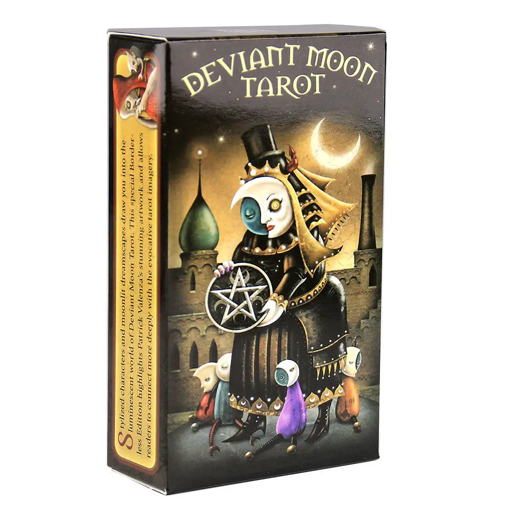 

Новые карты Таро Deviant Moon, английская версия, доля, гадание, настольные игры для семейной вечеринки, забавные игральные карты, карты Oracle, подарок