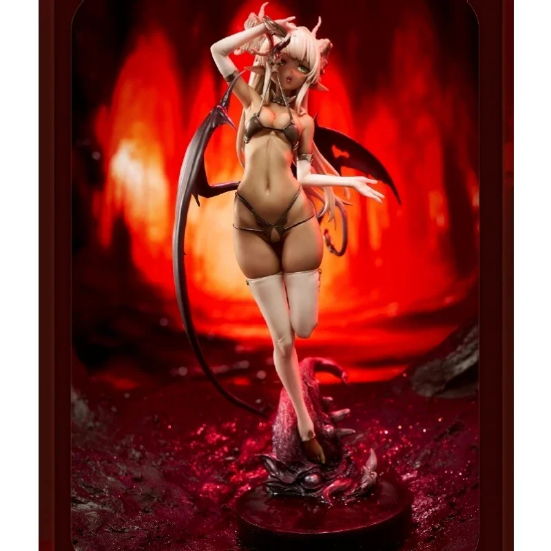 재고 있음 오리지널 AniMester Little Demon Charming MoeMoeKo 액션 피규어 장난감 선물 모델 수집가 애니메이션 취미 애니메이션