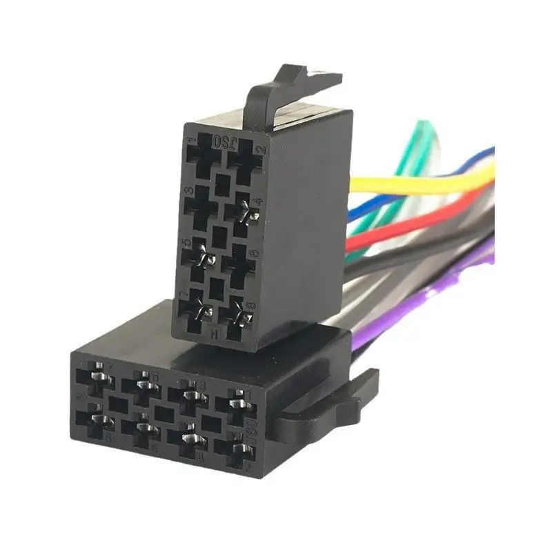 【MO】Automotive Wiring Harness For Car Radio Replacement With Standard Color Code Markings