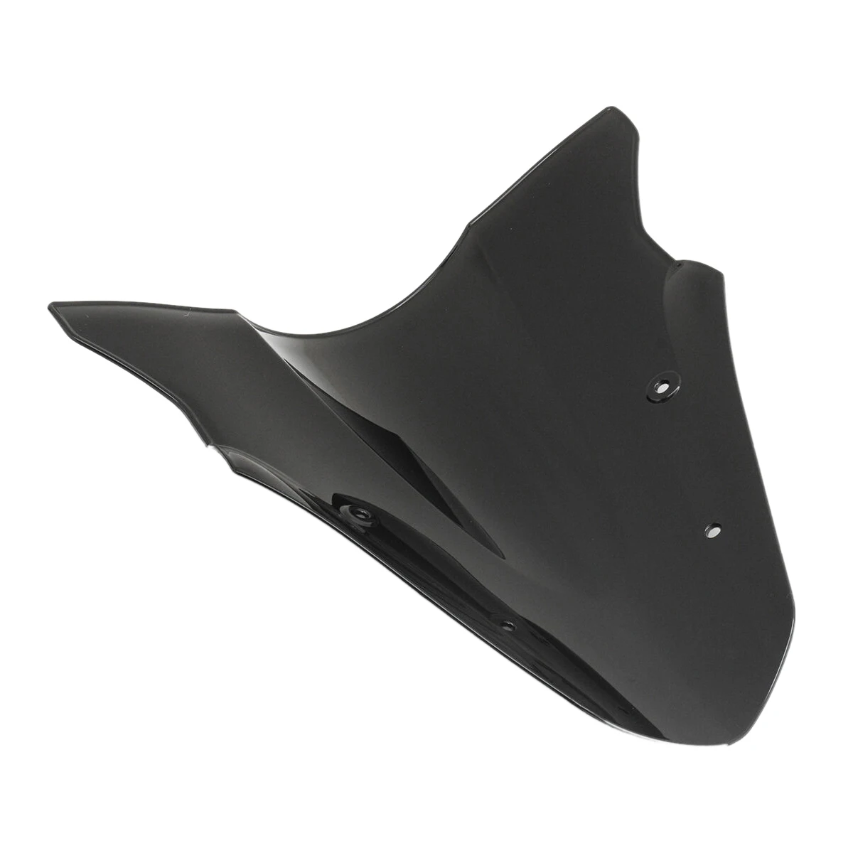 AEE5-Black Motorcycle Windshield Windscreen For 12-16 Kawasaki Ninja 650 Er6f Ex650f
