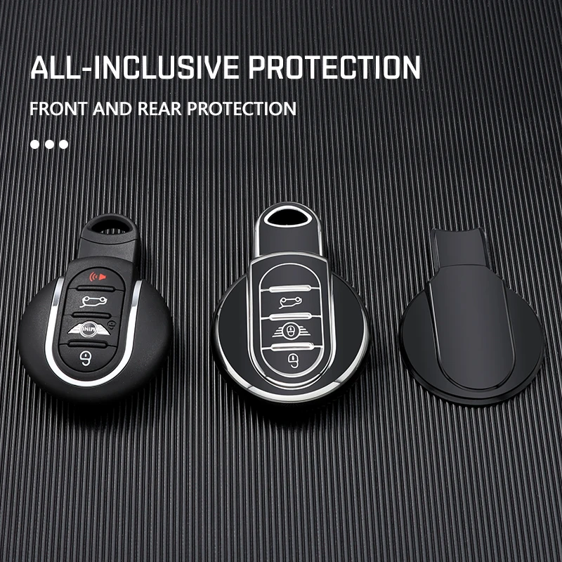 For BMW Mini Cooper F55 F56 F57 F54 F60 JCW Clubman Countryman Soft TPU Car Remote Key Case Cover Shell Fob Accessories - view 5