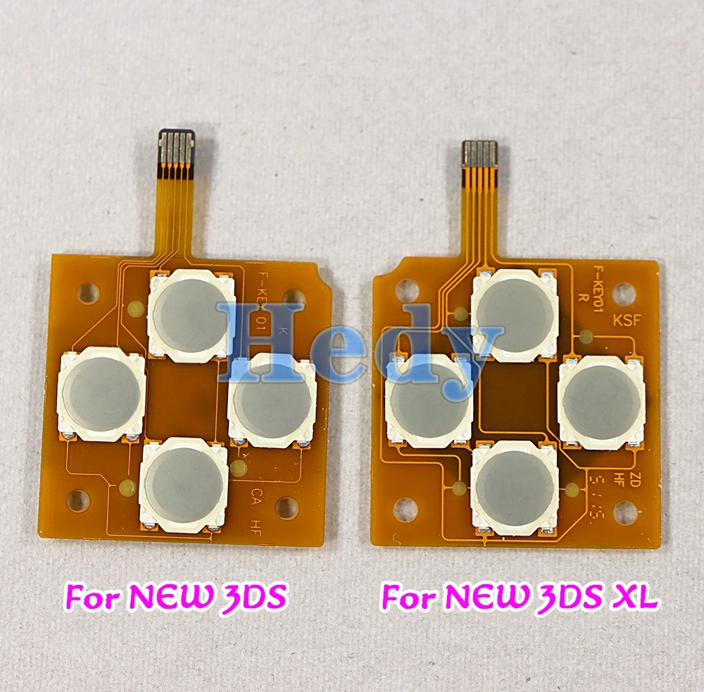 1PC For New 3DS 2015 Version Direction Yellow Cross Button Left Key Keyboard Flex Cable For New 3DS XL LL