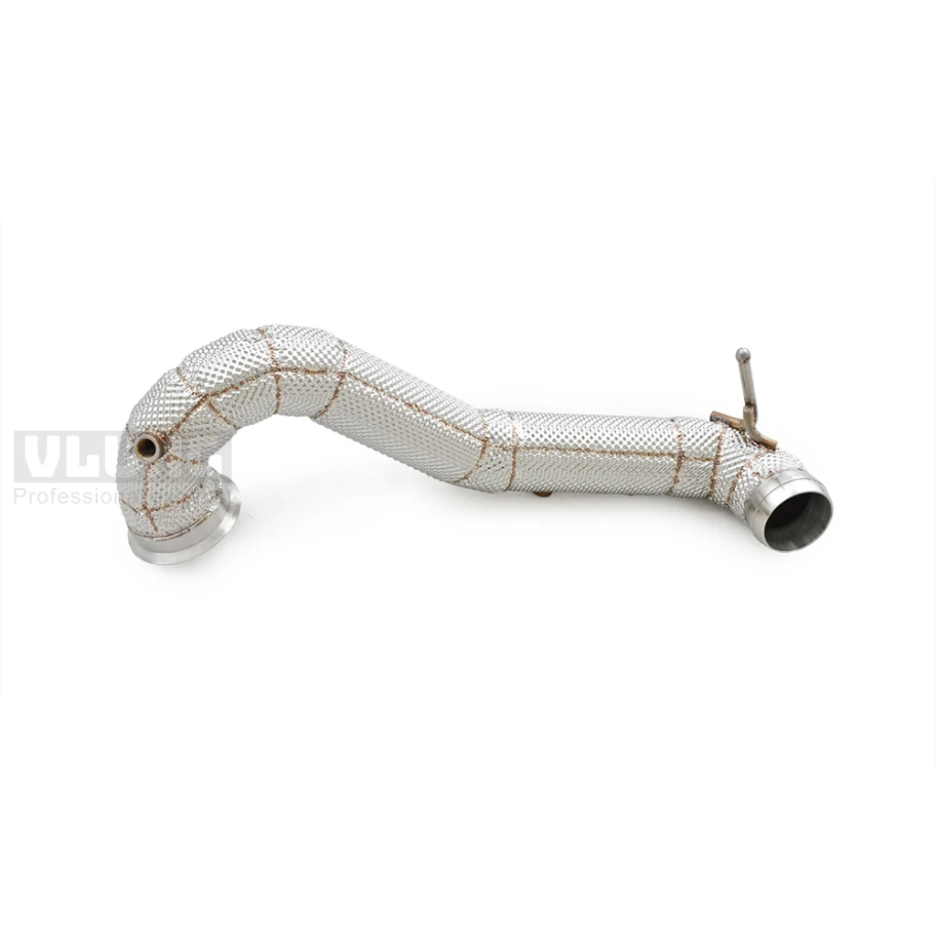 High Performance Downpipe for Mercedes AMG A45/CLA45/GLA45 2.0T (W176/C117) 2013-2018, Insulated Front Exhaust Pipe