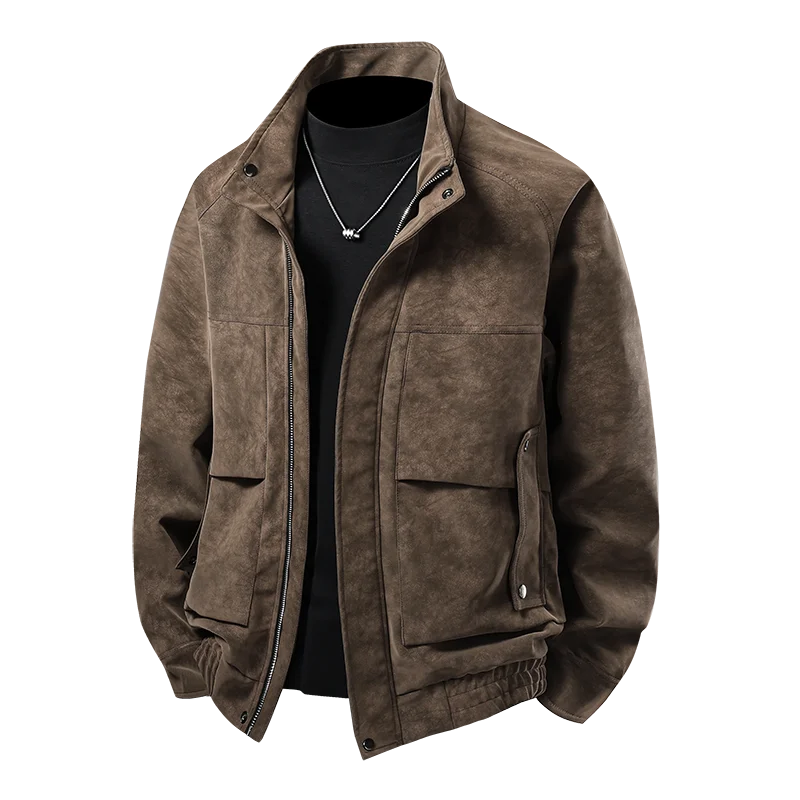 Korea Fashion Oversize 3XL 4XL 2026 Casual Men's Black Windbreaker Jackets Long Trench Coat For Spring Autumn Winter Clothes