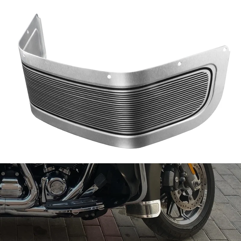 

Motorcycle Front Fender Trim Skirt Protector Cover For Harley Touring Road King Electra Glide Ultra Glide FLHR FLHX 2014-2022