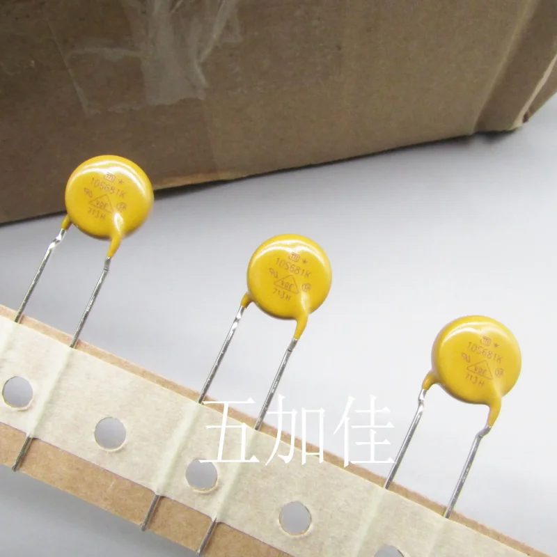 10-100pcs of JVH10S681K87YAM 10S681K 10D681 680V surge protection varistor produced in Taiwan