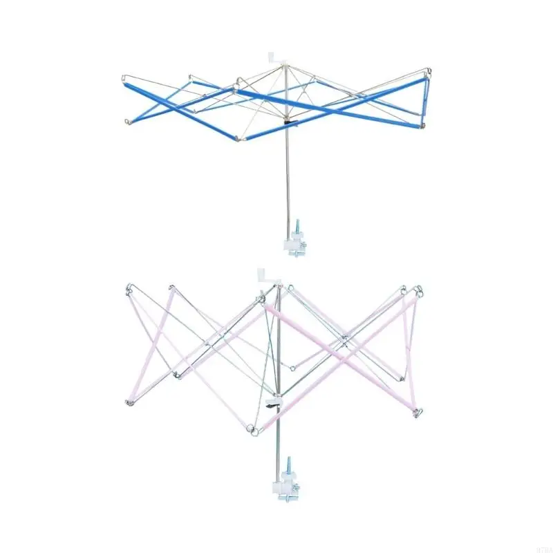 

97BA Yarn Swifts Umbrella Swifts Yarn Winder Knitting Umbrella Yarn Swifts Ball Winder Knitting Winder Tool Easy to Assemble