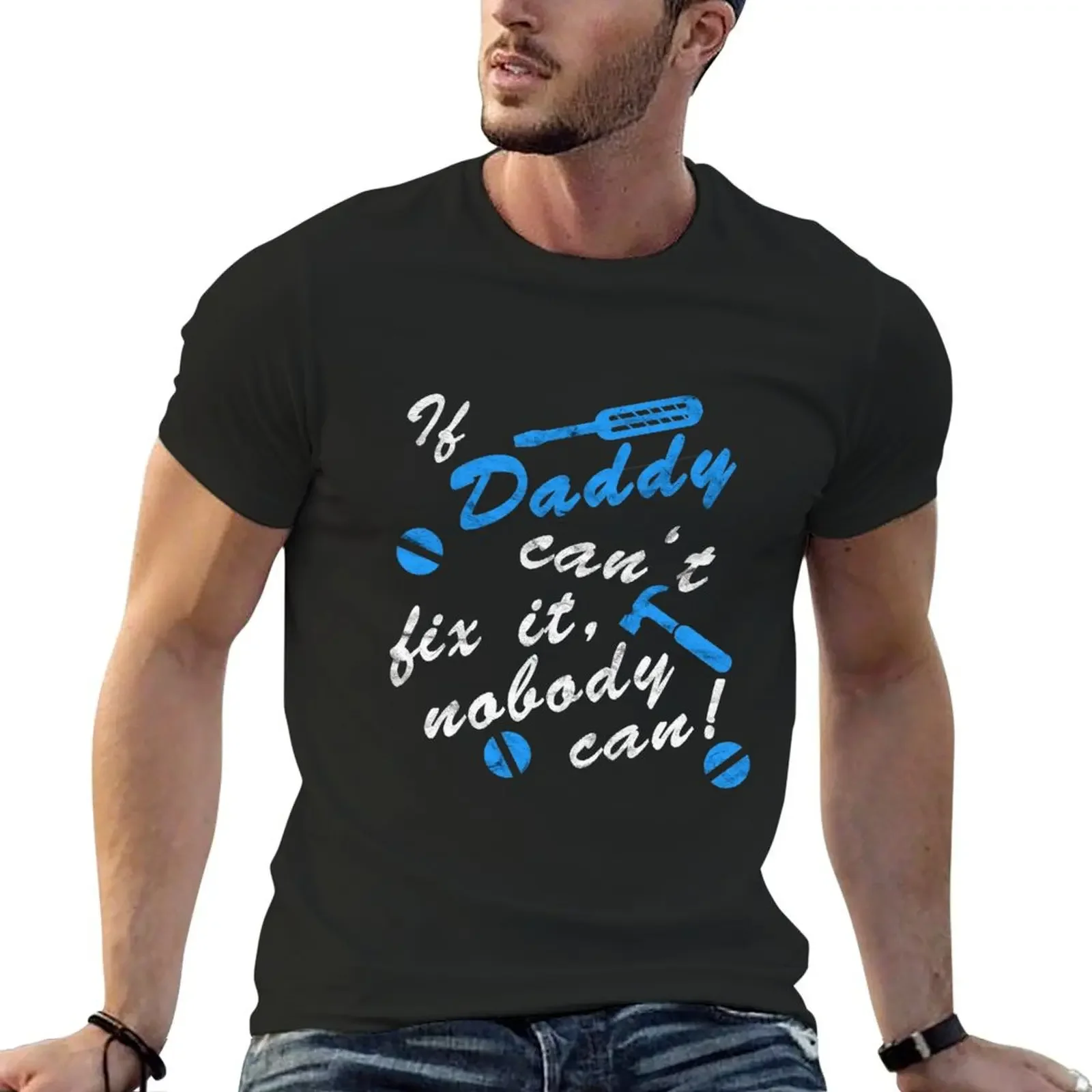 Handyman Dad Father Father's Day Gift Handyman T-Shirt Short sleeve tee oversizeds shirts graphic tees mens clothes