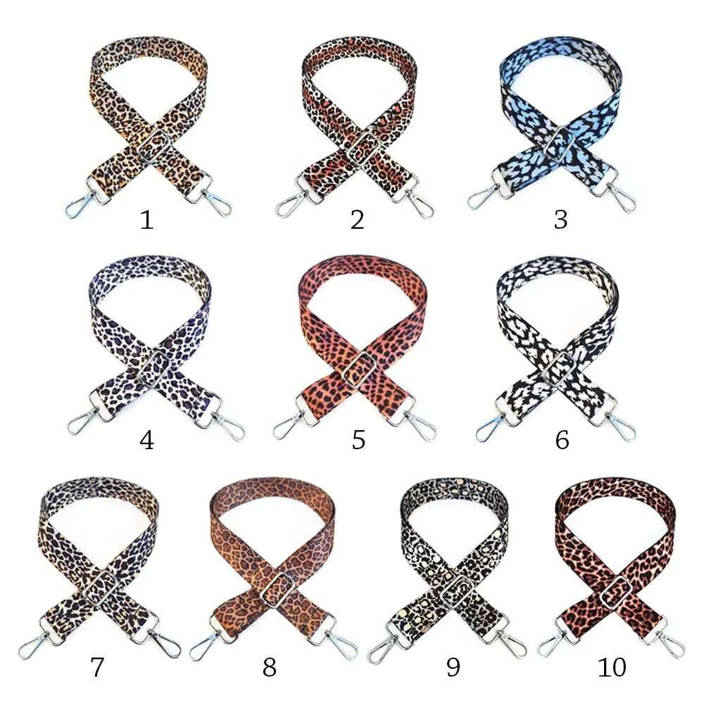 حقيبة يد نسائية بديلة واسعة بطبعة الفهد وحزام حقيبة كتف وحزام حقيبة #6