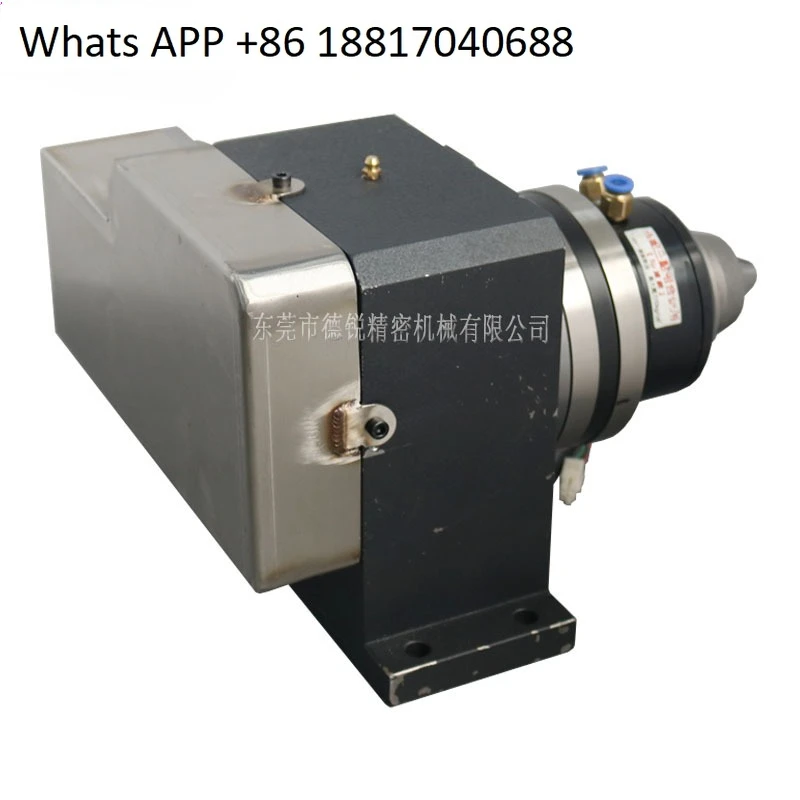 High precision pneumatic rotary chuck with motor pneumatic chuck seat wire drawing polishing fixture