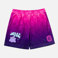 2025 New JELLY FAM BLUE CHECKS DIAMOND DOVES Cartoon Shorts Breathable Training Sports Basketball Loose Casual Beach Shorts OTE